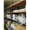 Image 1 : HEAVY DUTY METAL AND WOOD SHELF UNIT