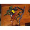 Image 1 : 3 METAL GECKOS & 2 WOODEN SNAKES