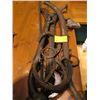 Image 1 : LOT OF OLD HORSE TAC & HORSE SHOES