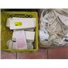 Image 1 : TOTE OF APRONS & RECEIPT BOOKS