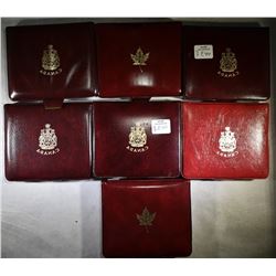 LOT OF 7 DOUBLE PENNY ROYAL CANADIAN MINT SETS