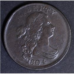 1804 HALF CENT CH AU