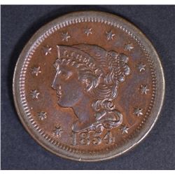 1854 LARGE CENT CH BU RB