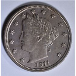 1911 LIBERTY NICKEL  CH BU