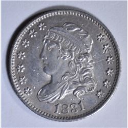 1831 BUST HALF DIME  AU