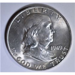 1949-D FRANKLIN HALF DOLLAR GEM BU