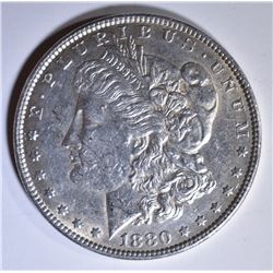 1880-O MORGAN DOLLAR  AU/BU