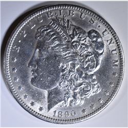 1890-S MORGAN DOLLAR AU/BU