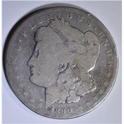 1890-CC MORGAN DOLLAR   GOOD