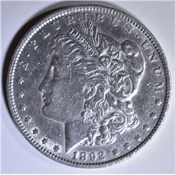 1892 MORGAN DOLLAR  AU