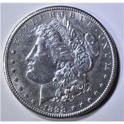 1898-S MORGAN DOLLAR  AU/BU