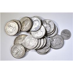 $6 FACE VALUE 90% SILVER- MIXED 10c, 25c, & 50c