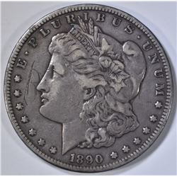 1890-CC MORGAN DOLLAR  VF