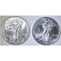 2-2013 BU AMERICAN SILVER EAGLES