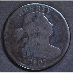 1807 LARGE CENT VG-F