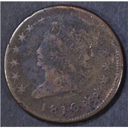 1810 LARGE CENT FINE SURFACE CORROSION