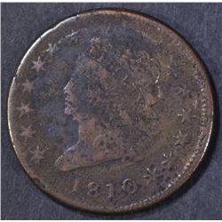 1810 LARGE CENT  FINE SURFACE CORROSION