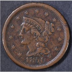 1850 LARGE CENT XF