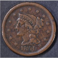 1850 LARGE CENT  XF