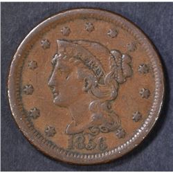1856 LARGE CENT XF