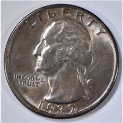 1932-D WASHINGTON QUARTER V CH TO GEM UNC