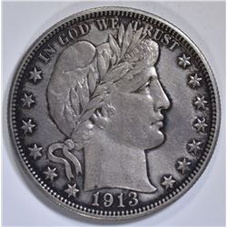 1913 BARBER HALF DOLLAR  NICE ORIG UNC