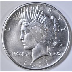 1921 PEACE DOLLAR  GEM BU