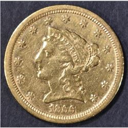 1866-S $2.5 GOLD LIBERTY XF/AU
