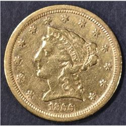 1866-S $2.5 GOLD LIBERTY  XF/AU