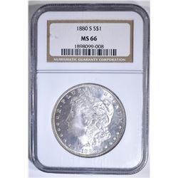 1880-S MORGAN DOLLAR  NGC MS-66