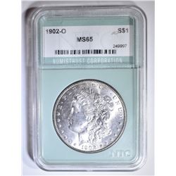 1902-O MORGAN DOLLAR  NTC GEM BU