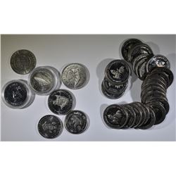 LOT OF 33 DOLLAR CANADIAN TOKENS