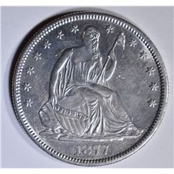 1877-S SEATED LIBERTY HALF DOLLAR AU/BU