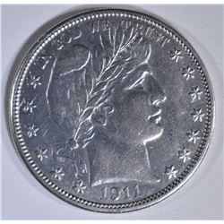 1911-D BARBER HALF DOLLAR  AU