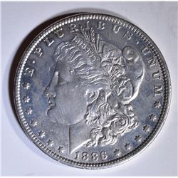 1886-O MORGAN DOLLAR AU/BU