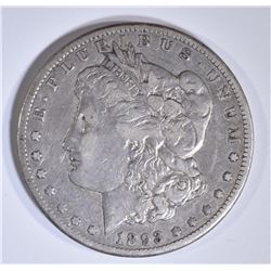 1893-CC MORGAN DOLLAR  VF+