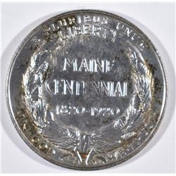 1920 MAINE COMMEM HALF DOLLAR AU/BU