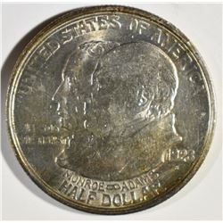 1923-S MONROE COMMEM HALF BU