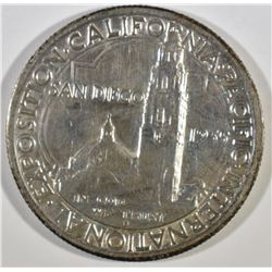 1935-S SAN DIEGO COMMEM HALF AU/BU