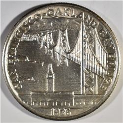 1936-S BAY BRIDGE COMMEM HALF DOLLAR CH BU