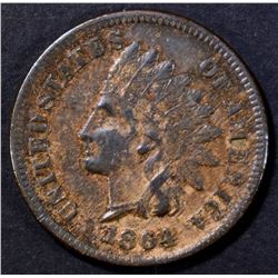 1864-L INDIAN CENT AU