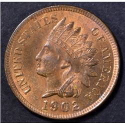 1902 INDIAN CENT CH/GEM BU RB