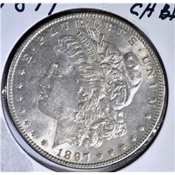 1897 MORGAN DOLLAR CH BU