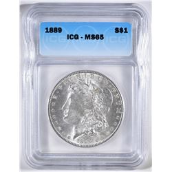 1889 MORGAN DOLLAR ICG MS-65