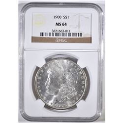 1900 MORGAN DOLLAR NGC MS-64