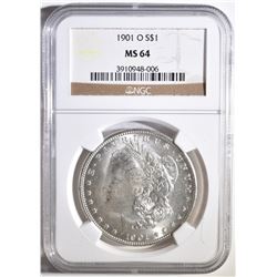 1901-O MORGAN DOLLAR NGC MS-64