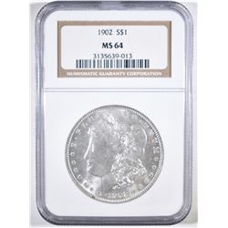 1902 MORGAN DOLLAR NGC MS-64