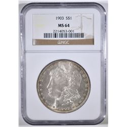 1903 MORGAN DOLLAR NGC MS-64