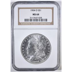 1904-O MORGAN DOLLAR NGC MS-64