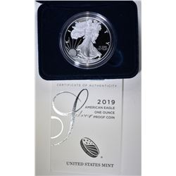 2019 PROOF SILVER EAGLE OGP